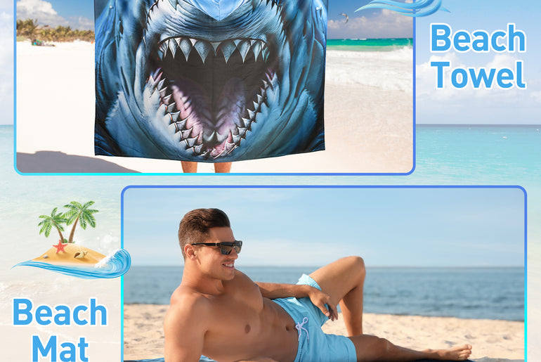 Tirrinia Quick Dry Lightweight Beach Poncho Towel With Hood for Adult product image 8