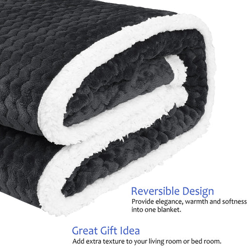 Chevron Sherpa Throw Blanket product image 5