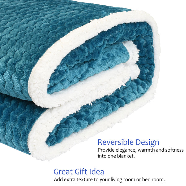 Chevron Sherpa Throw Blanket product image 11