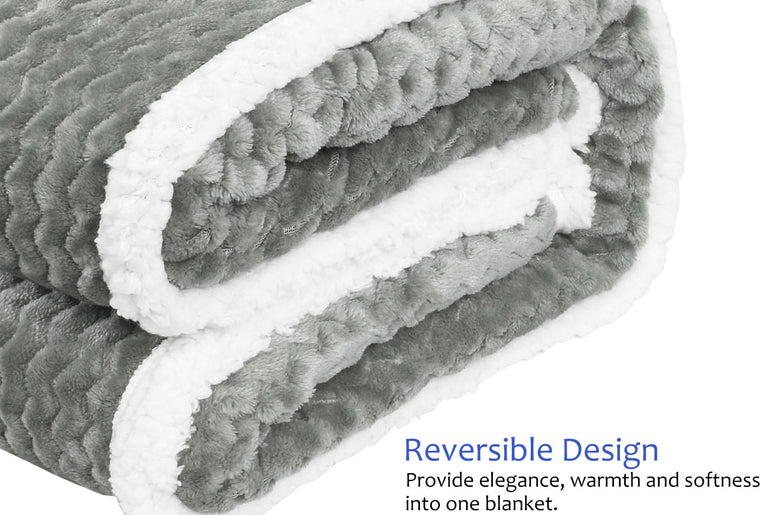Chevron Sherpa Throw Blanket product image 12