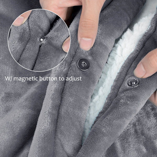 Sherpa Wearable Blanket Poncho
