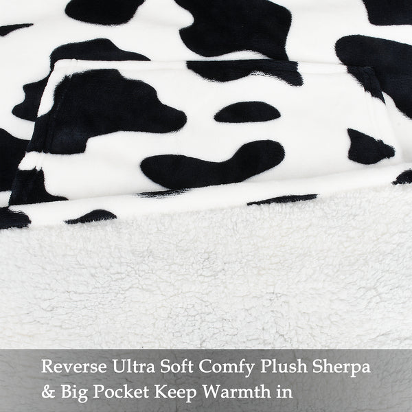 Sherpa Wearable Blanket Poncho Pattern