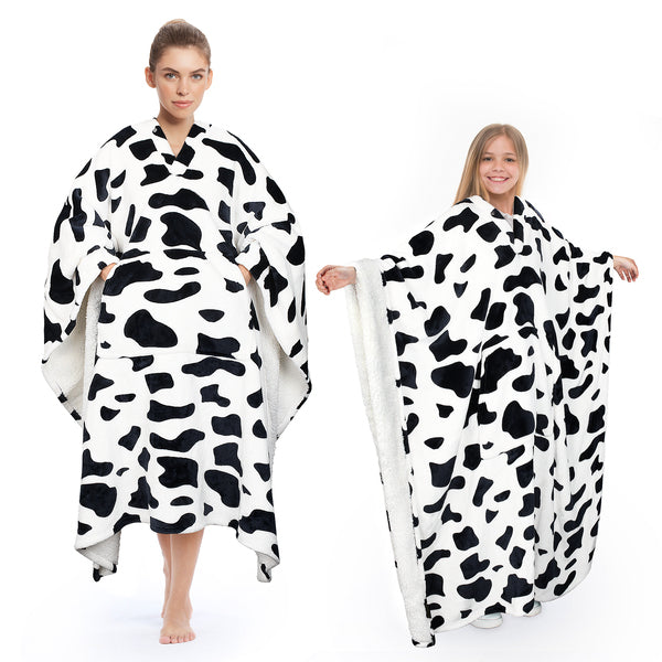 Sherpa Wearable Blanket Poncho Pattern
