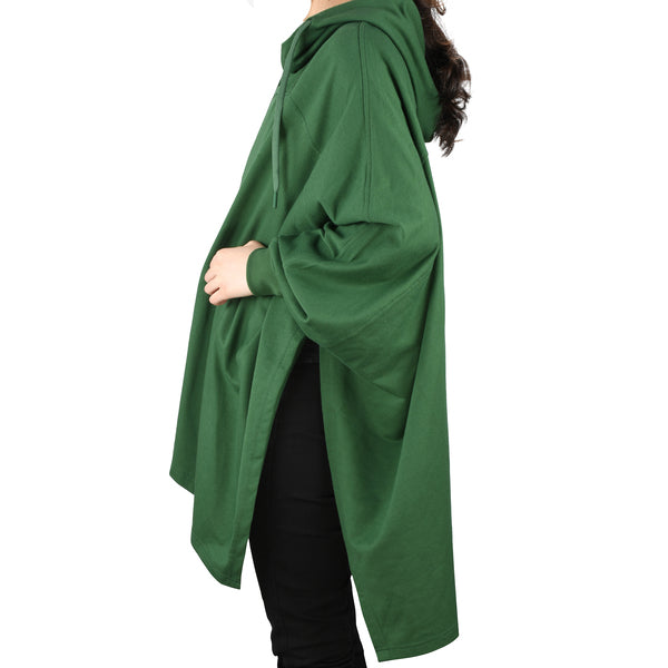 Thin Batwing Sleeve Blanket Sweatshirt for All Seasons Thin style