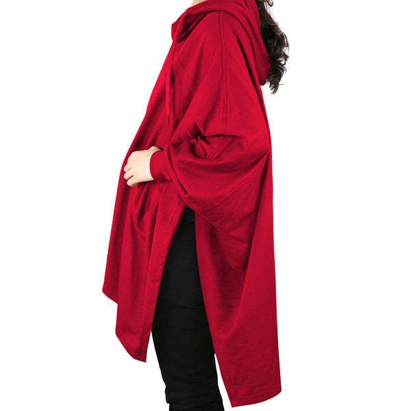 Thin Batwing Sleeve Blanket Sweatshirt for All Seasons Thin style