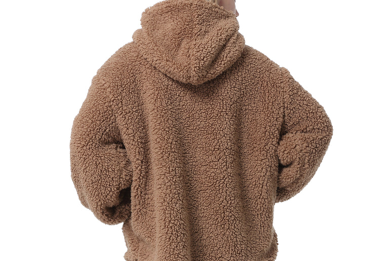 Reversible Sherpa Hooded Jacket