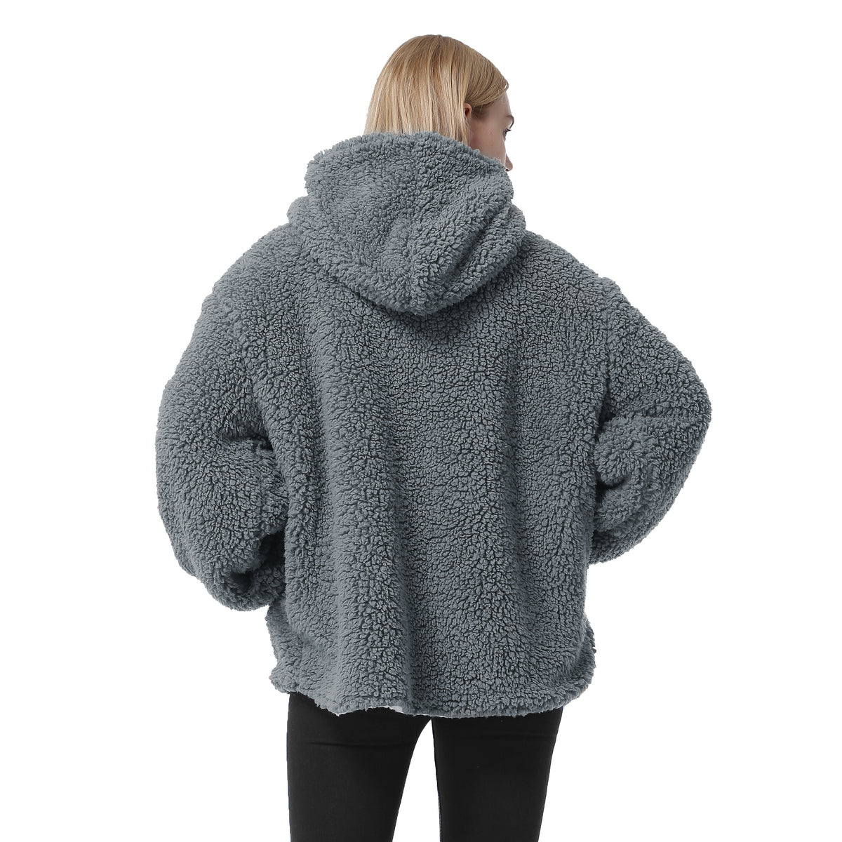 Reversible Sherpa Hooded Jacket