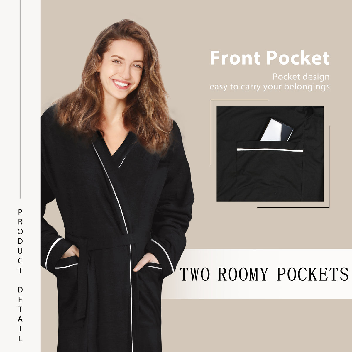Tirrinia White Lightweight Women's Robes