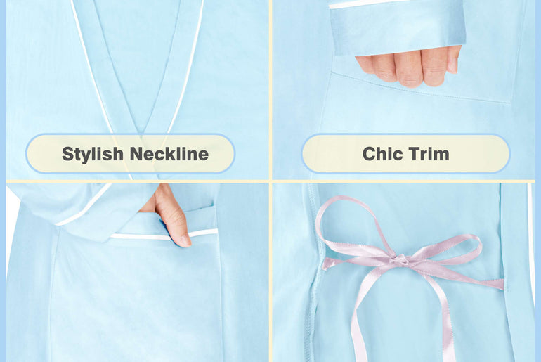 Tirrinia White Lightweight Women's Robes