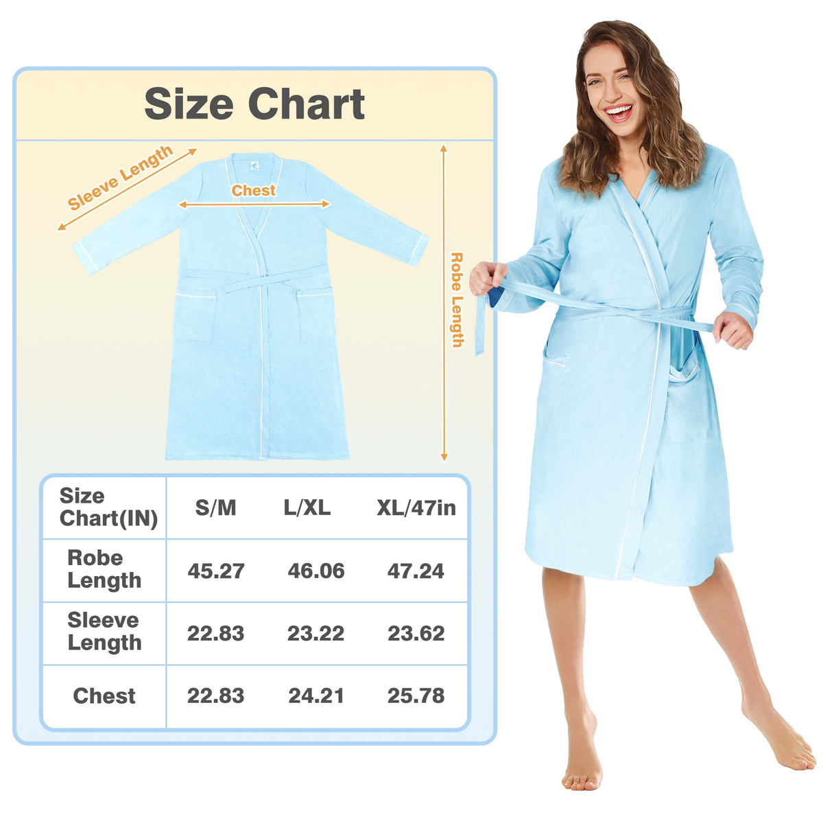 Tirrinia White Lightweight Women's Robes