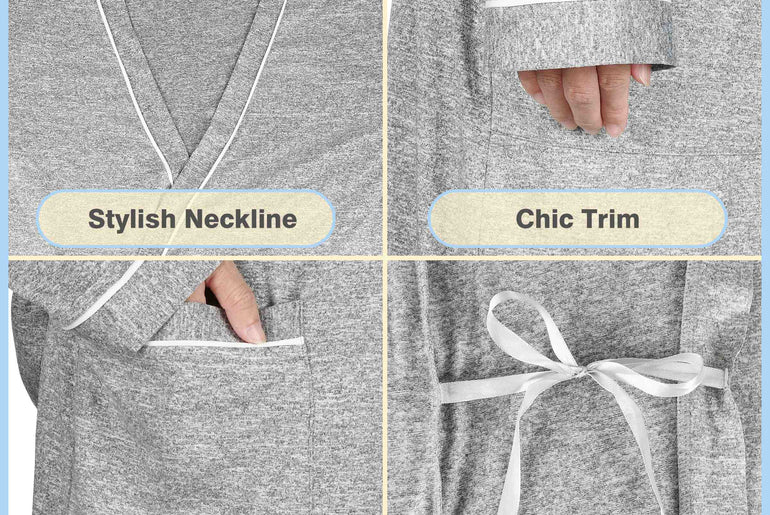 Tirrinia White Lightweight Women's Robes