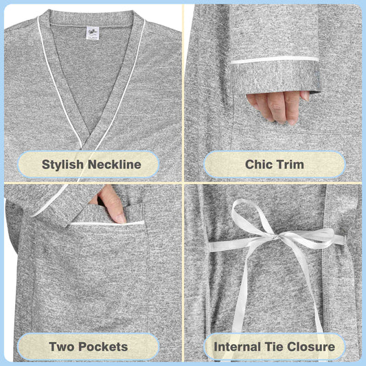 Tirrinia White Lightweight Women's Robes