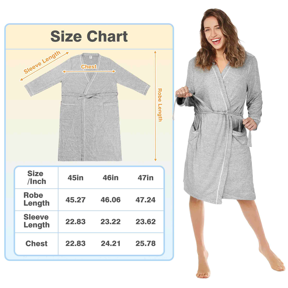 Tirrinia White Lightweight Women's Robes