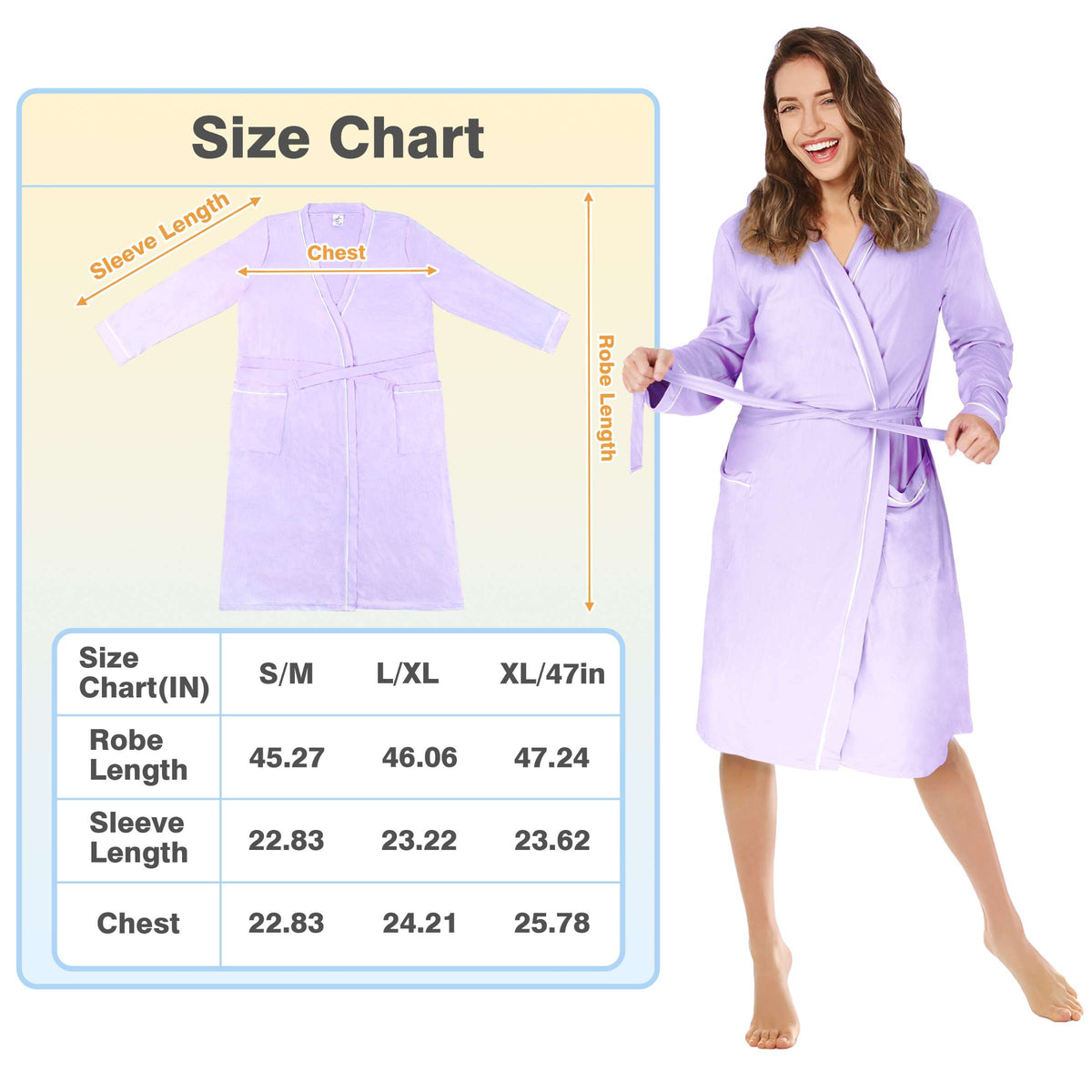 Tirrinia White Lightweight Women's Robes