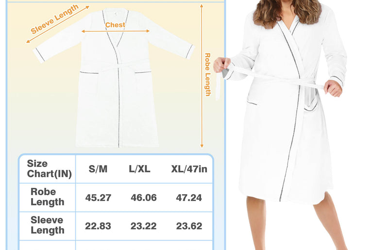Tirrinia White Lightweight Women's Robes