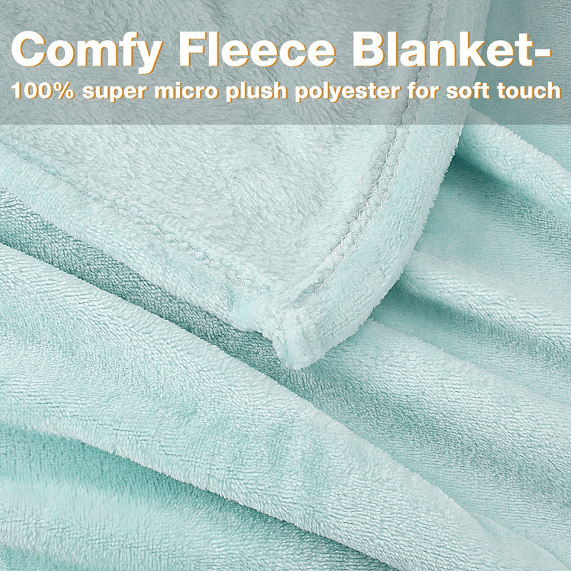Light Color Fleece Wearable Blanket