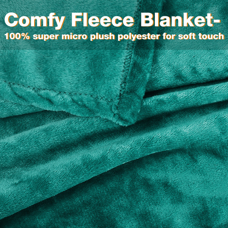 Light Color Fleece Wearable Blanket