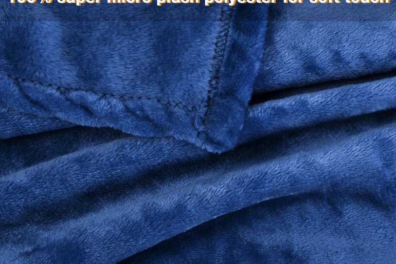 Dark Color Fleece Wearable Blanket Thin style