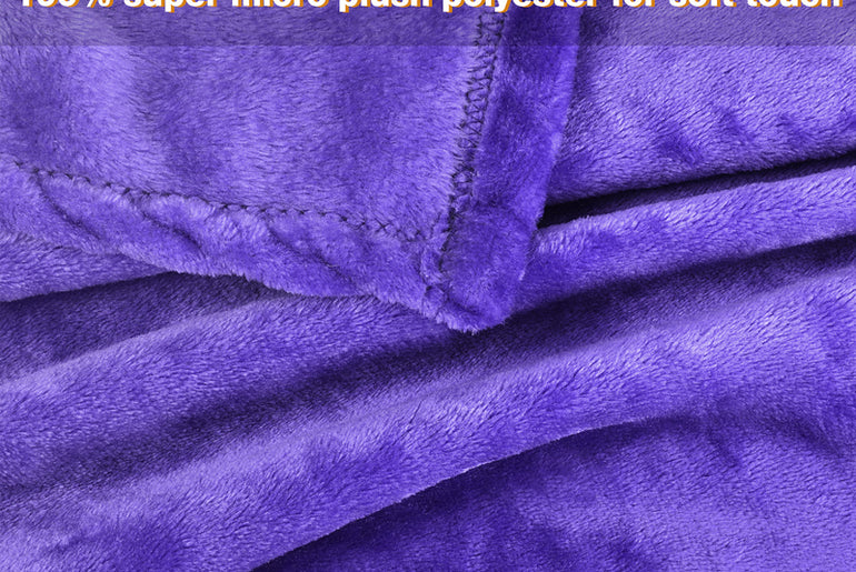 Light Color Fleece Wearable Blanket