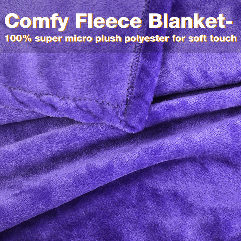 Light Color Fleece Wearable Blanket