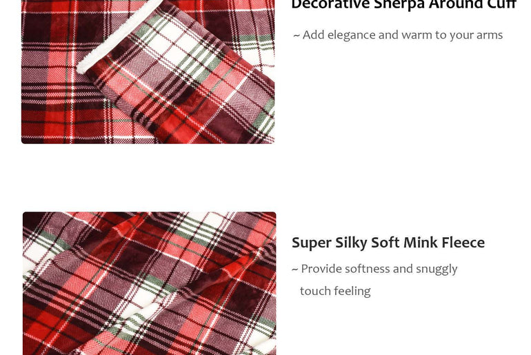 Sherpa Wearable Blanket Pattern