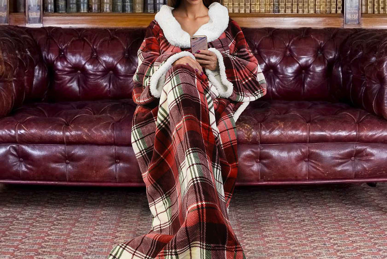 Sherpa Wearable Blanket Pattern