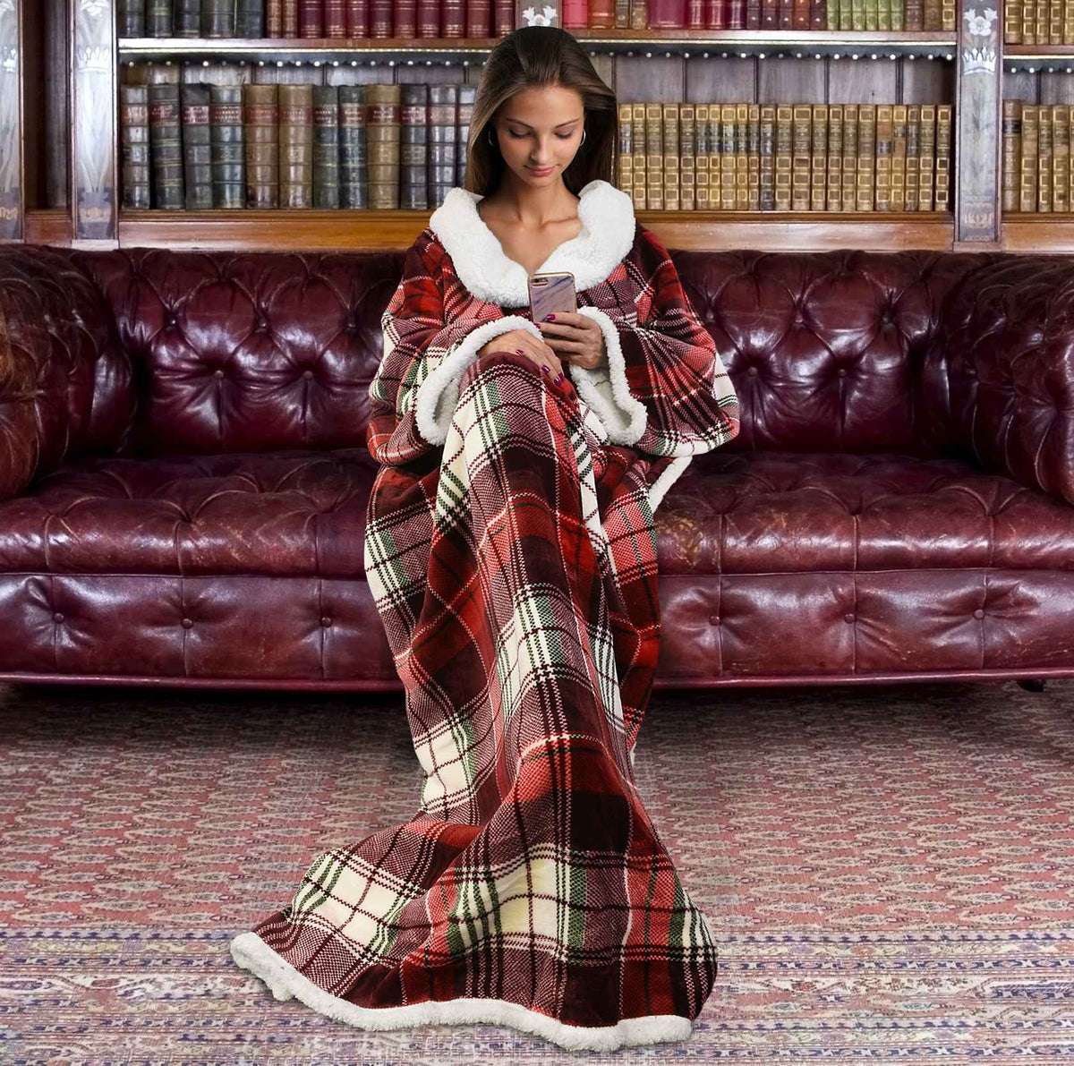 Sherpa Wearable Blanket Pattern