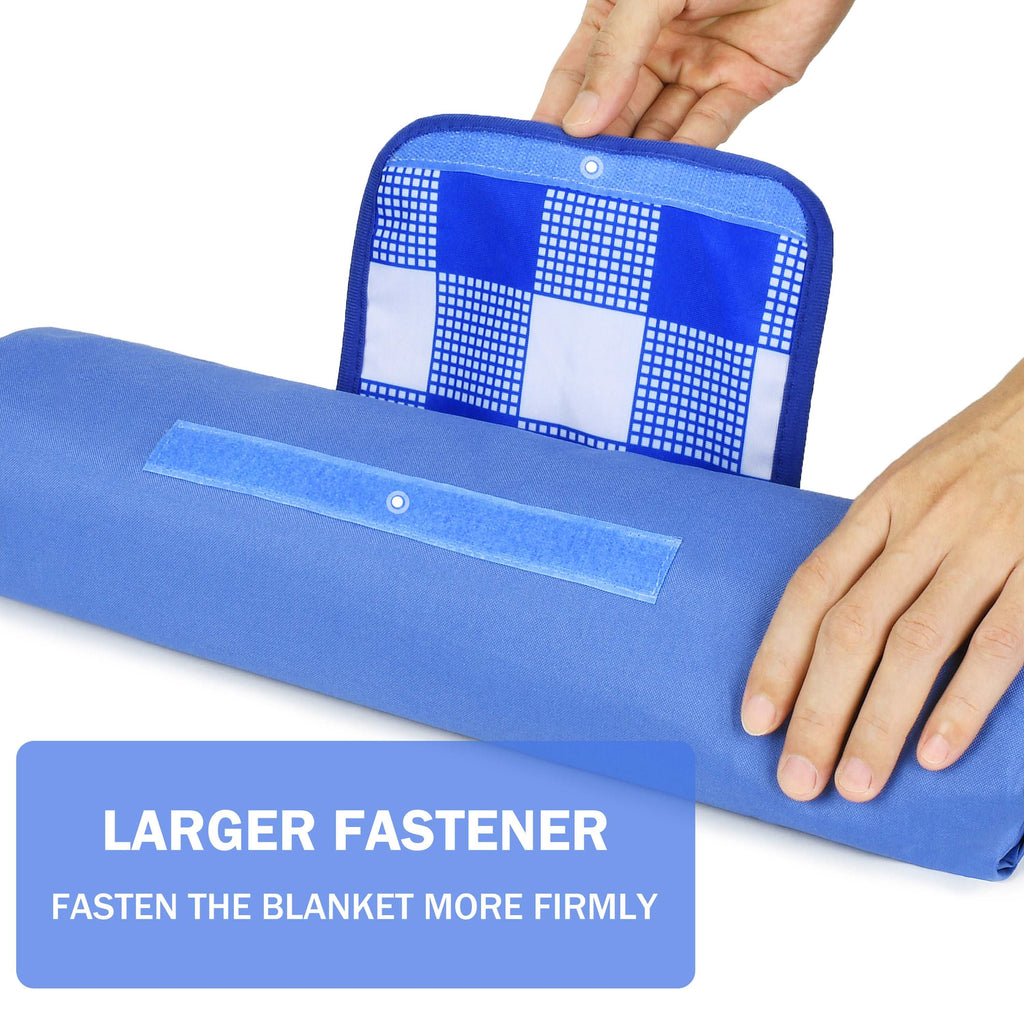 Summer Warp Knit Fabric Waterproof Beach Blanket, 60”x 80”