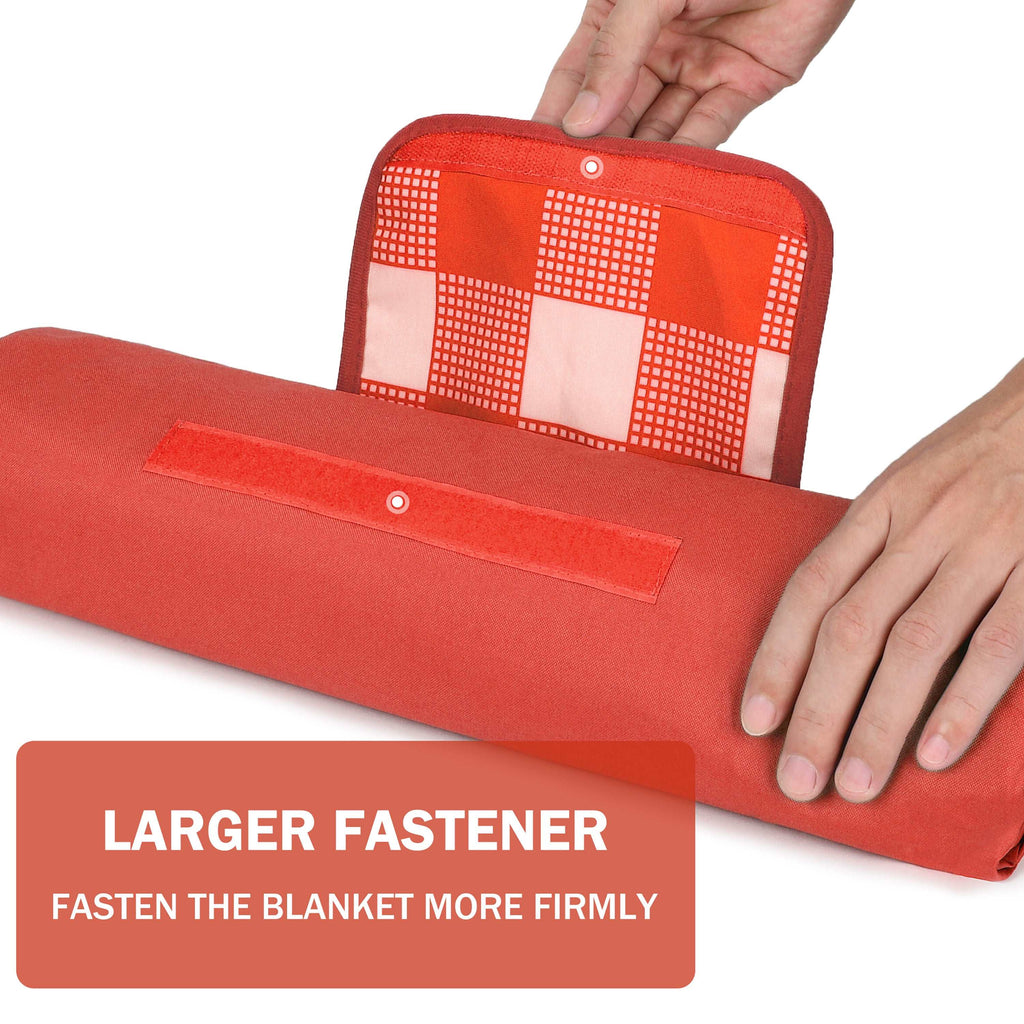 Summer Warp Knit Fabric Waterproof Beach Blanket, 60”x 80”