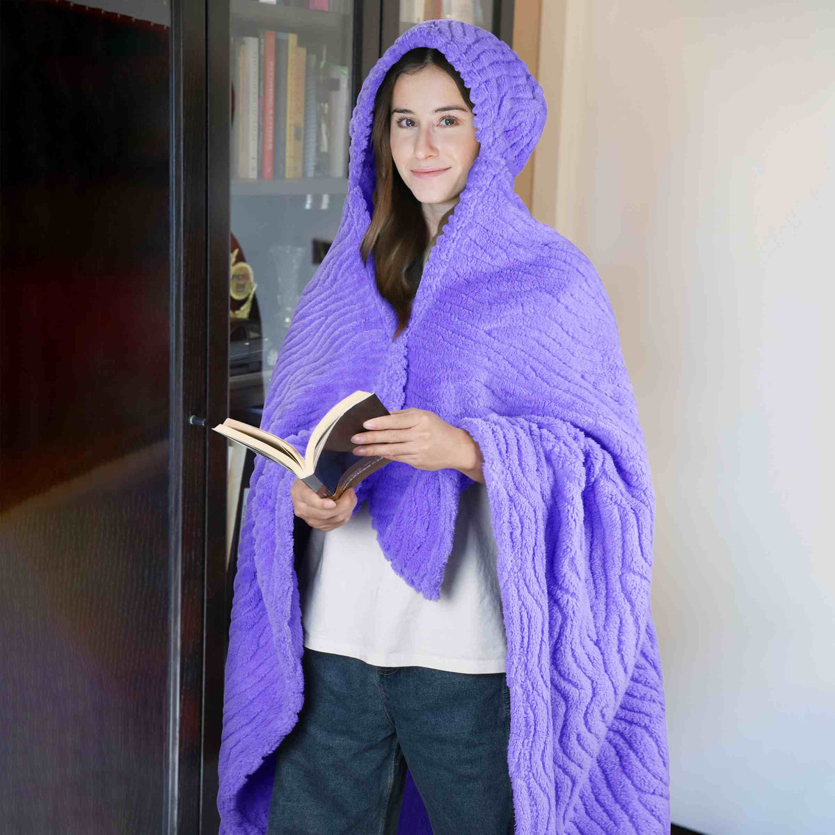 Tirrinia Wrap Shawl Poncho Cape with Hood for Women
