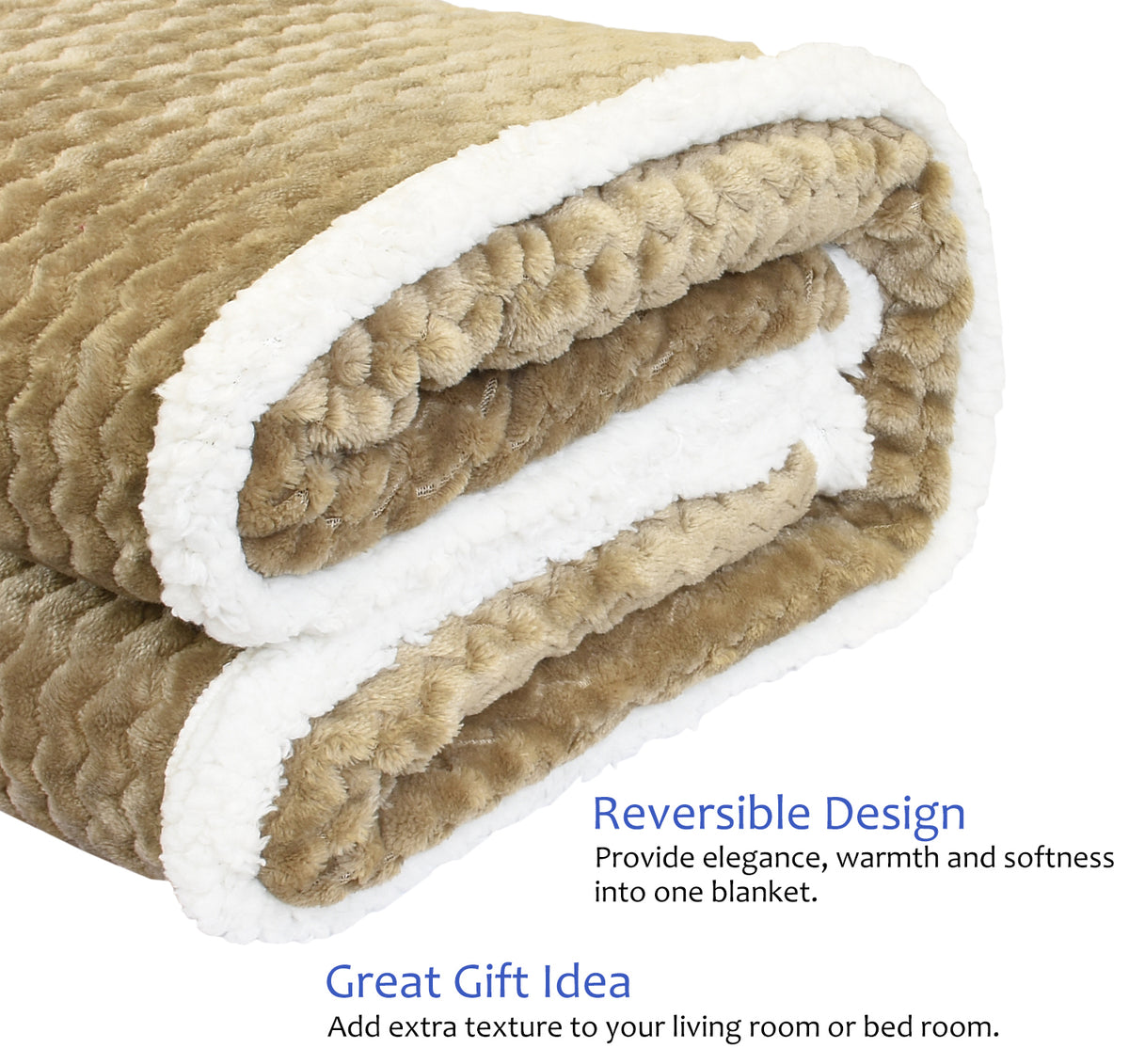 Chevron Sherpa Throw Blanket product image 13