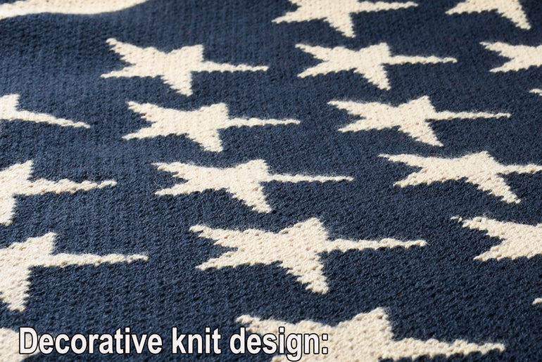 USA Flag Knitted Blanket product image 7