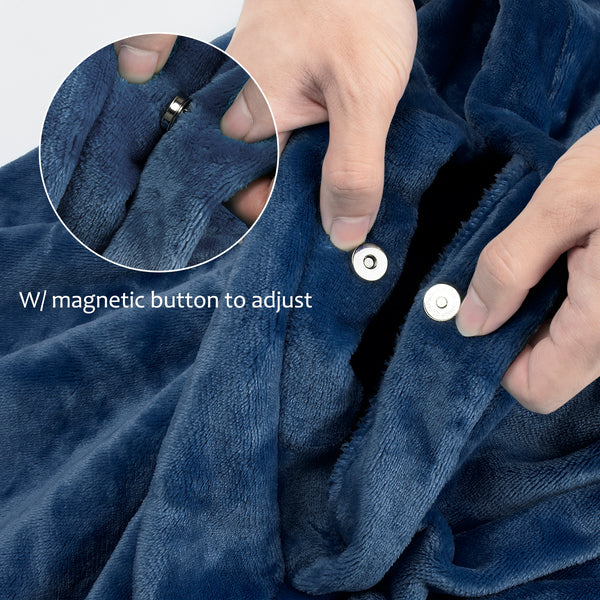 Fleece Wearable Blanket Poncho