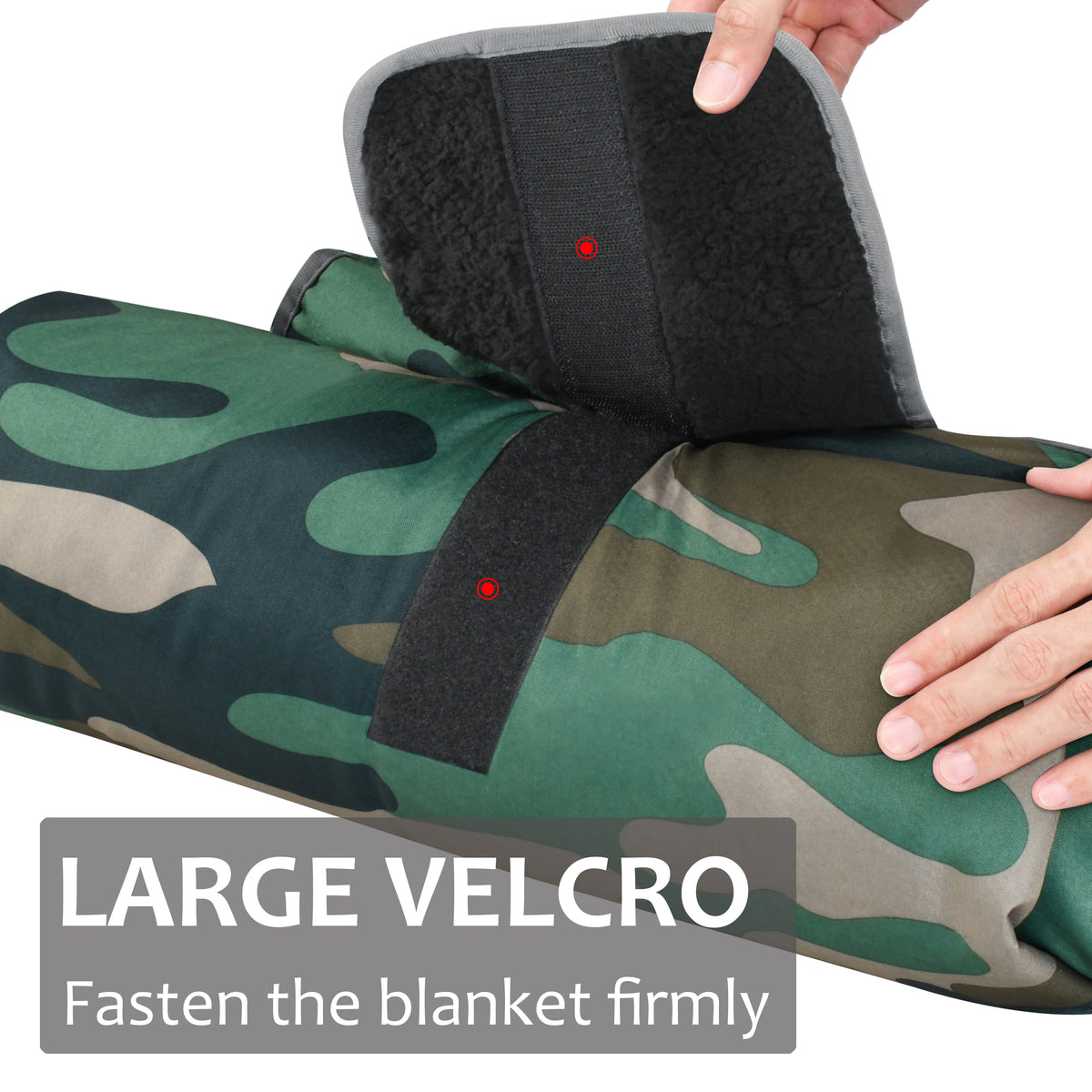 Outdoors Waterproof Throw Blanket for Travel 51”x 59”