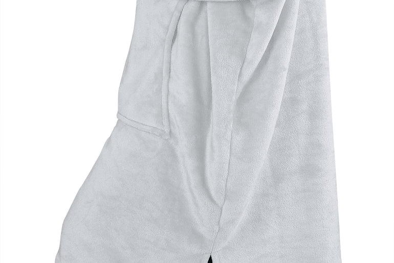Fleece Oversize Blanket Sweatshirt Dress Thin style