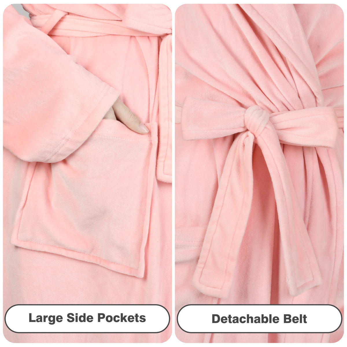 Tirrinia Breathable Comfort All-Season Womens Robe