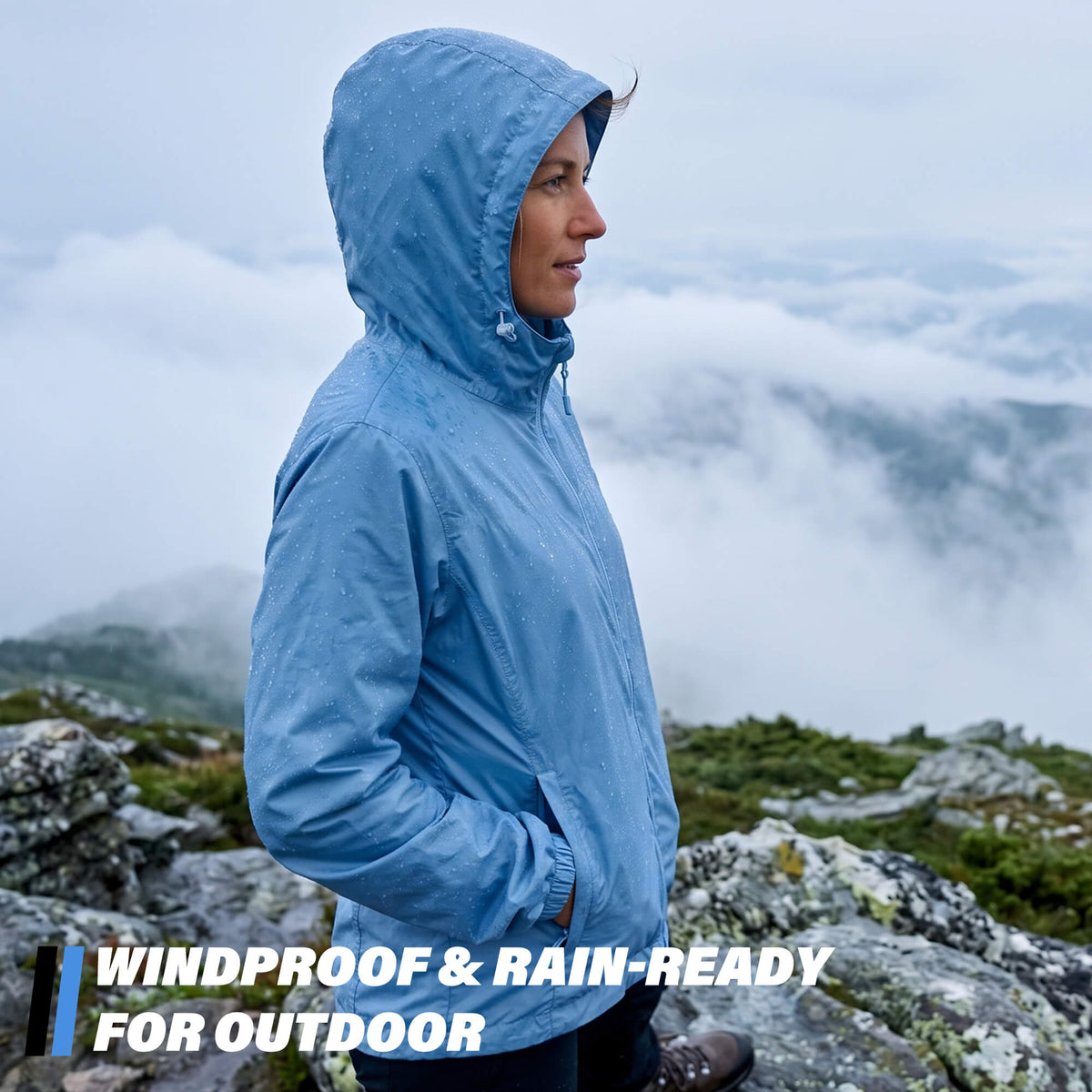 Tirrinia Packable Waterproof Rain Jacket – Lightweight Windbreaker for Travel & Outdoor Adventures newarrivals style