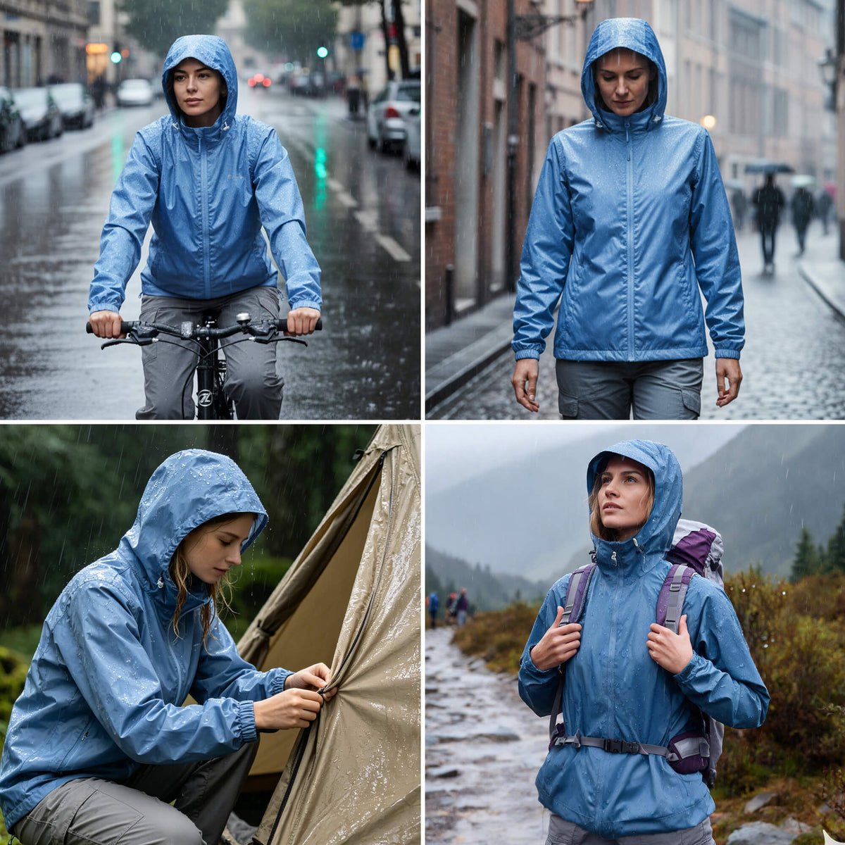 Tirrinia Packable Waterproof Rain Jacket – Lightweight Windbreaker for Travel & Outdoor Adventures newarrivals style