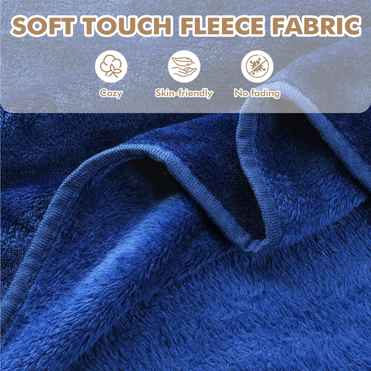 Fleece Travel Blanket Packable school style