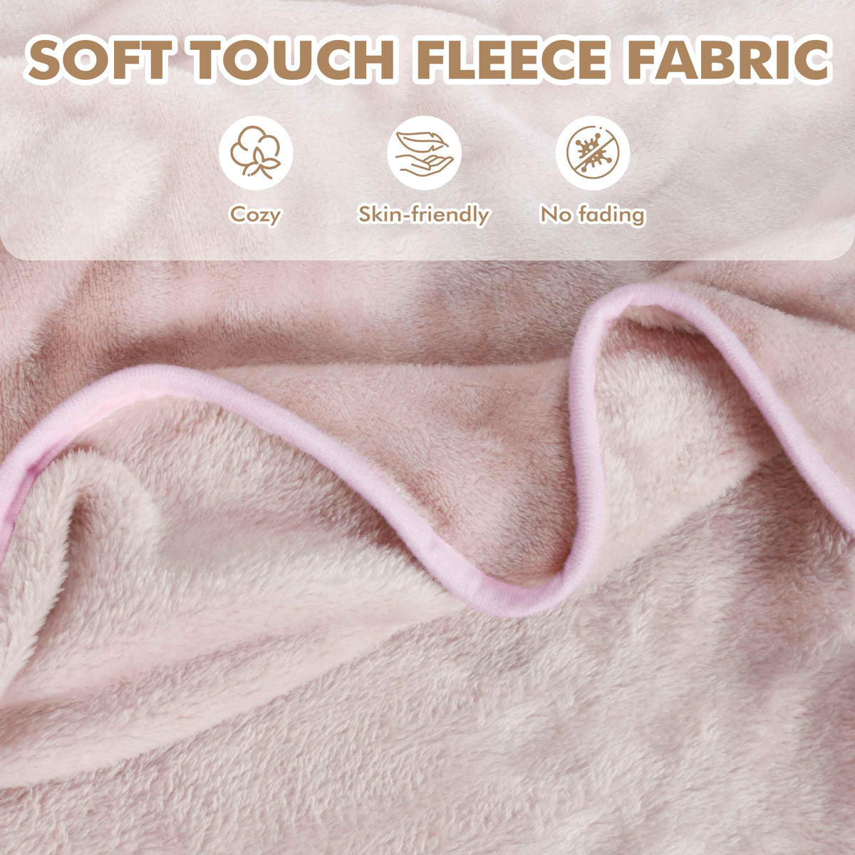Fleece Travel Blanket Packable school style