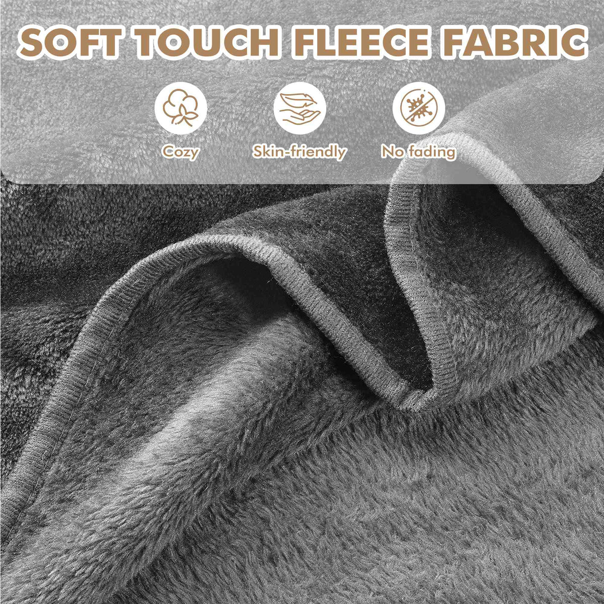 Fleece Travel Blanket Packable school style