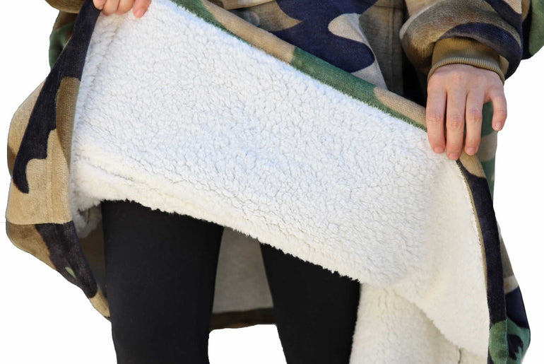 Camo Oversized Hoodie Blanket product image 7