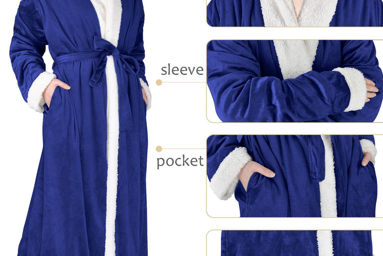 Tirrinia Luxurious Sherpa Bathrobe
