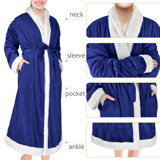 Tirrinia Luxurious Sherpa Bathrobe