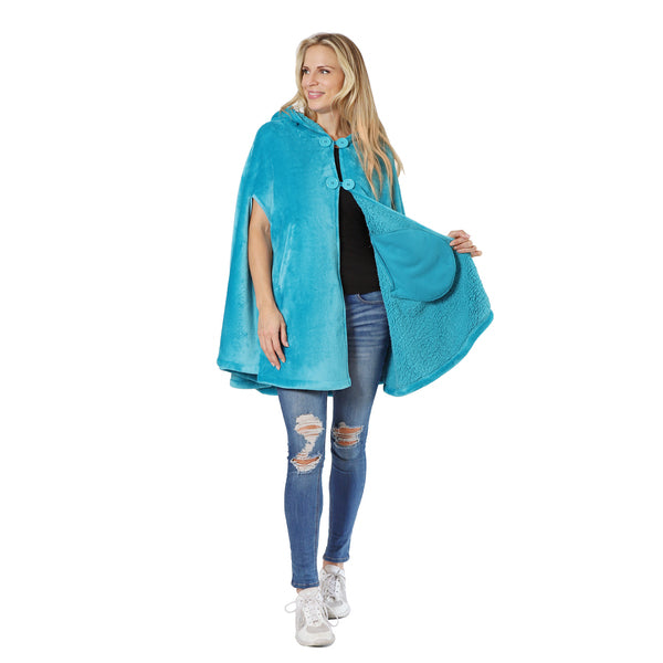 Hooded Cape Wearable Blanket for Summer