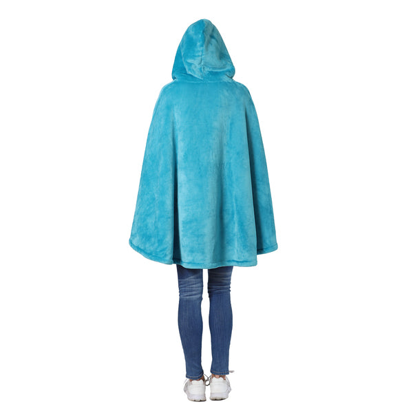 Hooded Cape Wearable Blanket for Summer