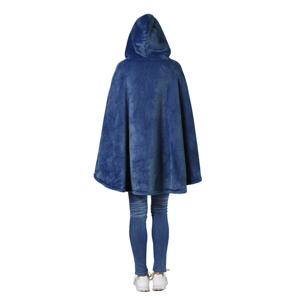 Hooded Cape Wearable Blanket for Summer