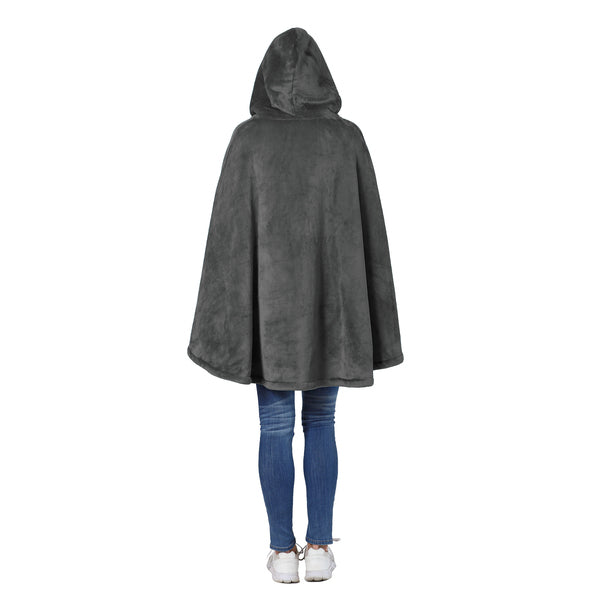 Hooded Cape Wearable Blanket for Summer