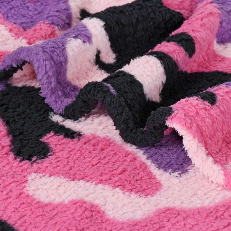 Camo Sherpa Summer Throw Blanket