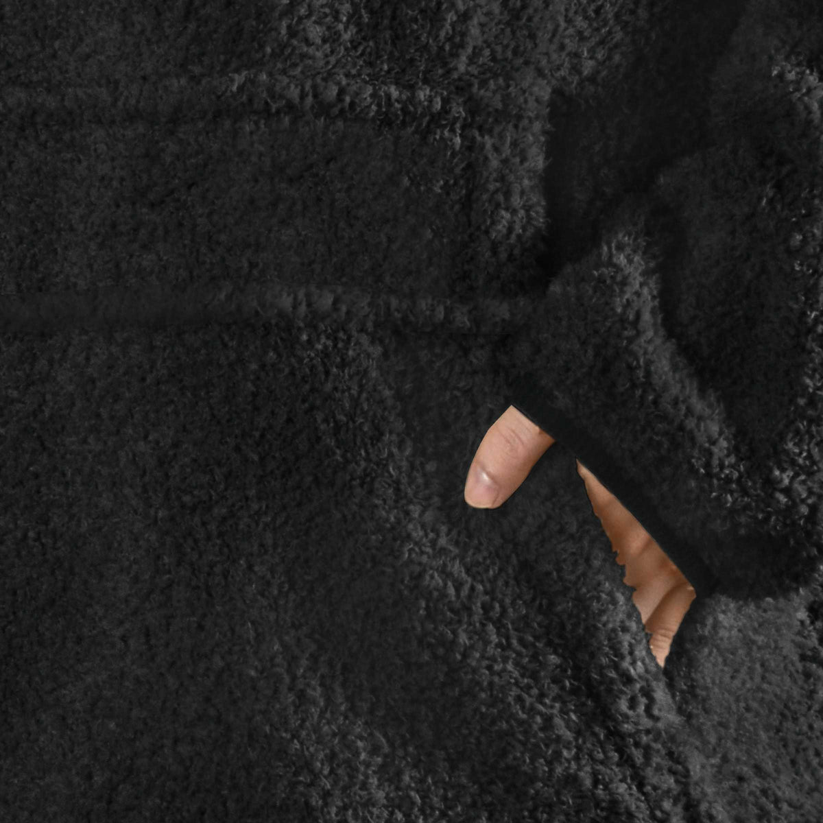 Tirrinia Oversized Wearable Blanket Hoodie, Sherpa Fleece Home Blanket Sweatshirt, Cozy and Warm Blanket with Sleeves, the best gift for men and women.